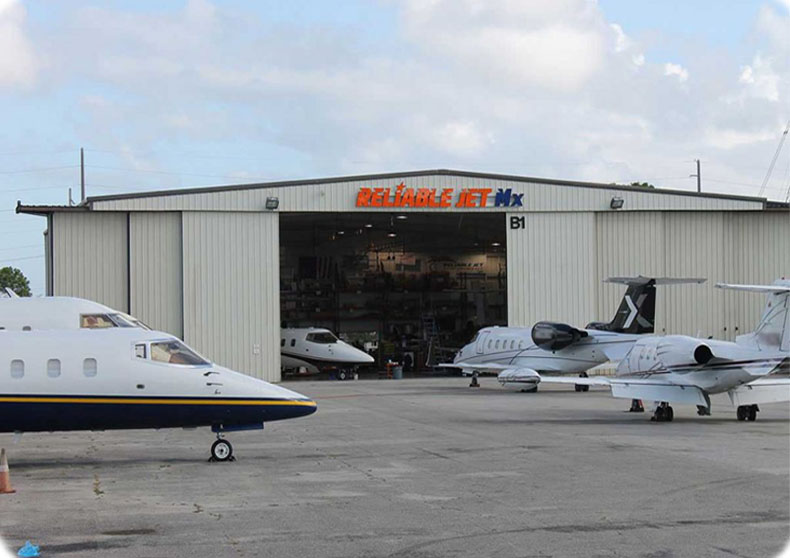 Reliable Jet Maintenance Hangar